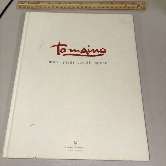 2004 Giuliano Tomaino Hardcover Book / Galleria Tornabuoni Italian Artist - Picture 1 of 8